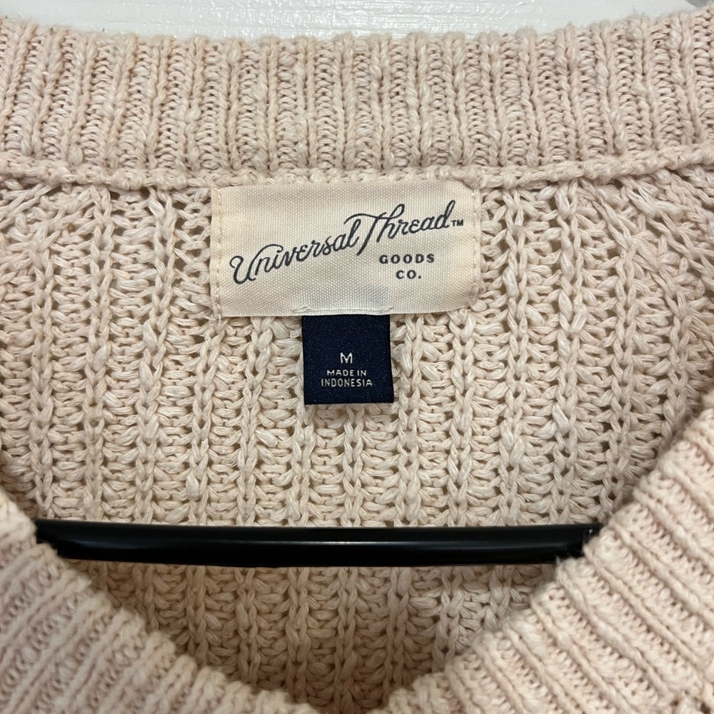 Universal Thread Beige Button-Up Cardigan - Picture 2 of 4